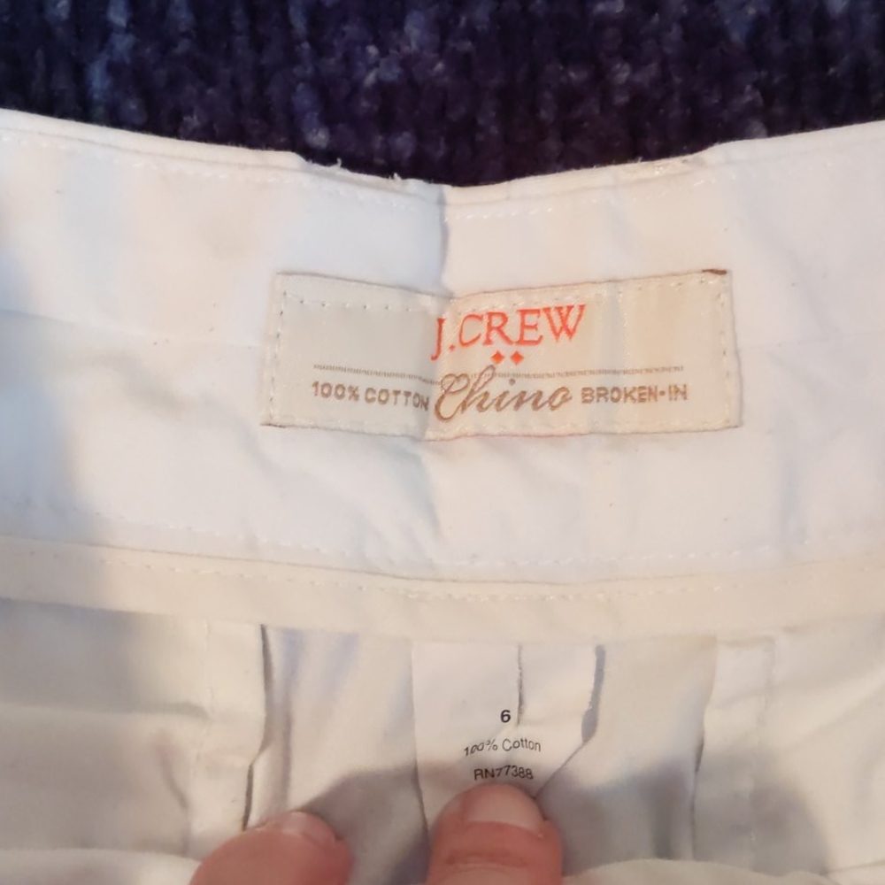 J. Crew white chino shorts - Picture 3 of 3